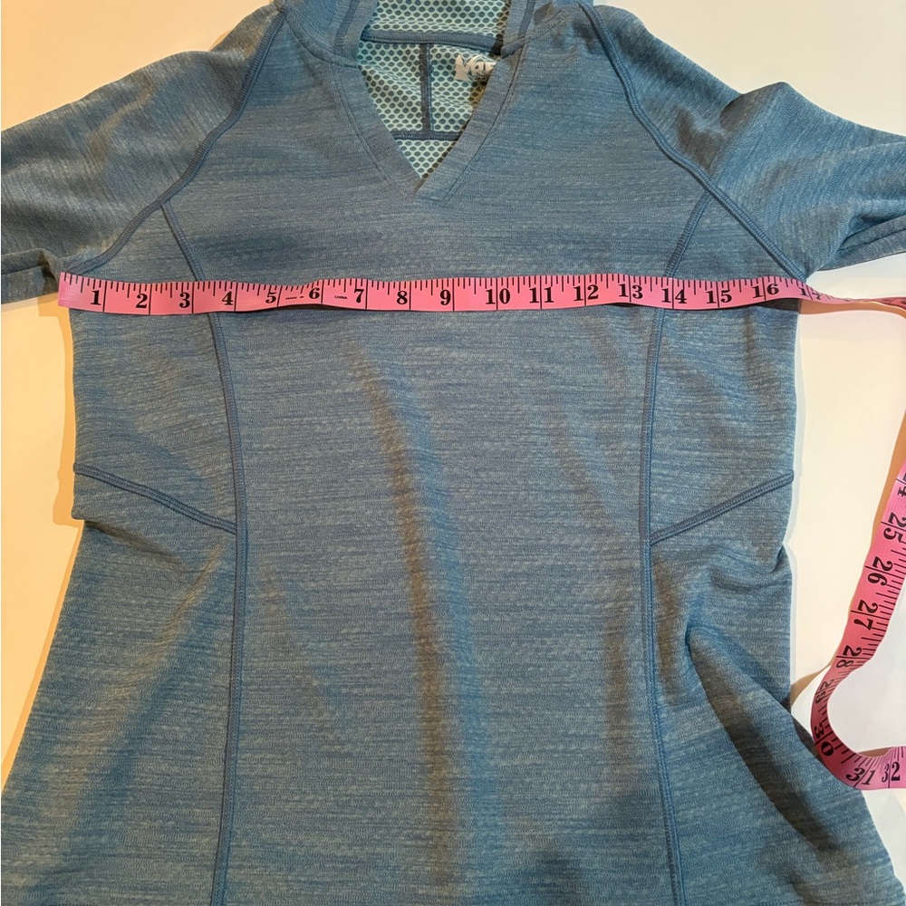 REI CO-OP XS Light Blue Hoodie - Picture 12 of 13